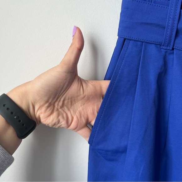 Banana Republic Wide-Leg Paperbag Pant in Voltage Blue Size 6 - Picture 10 of 14